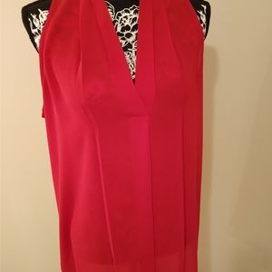 Dressy V neck long pull over top. New